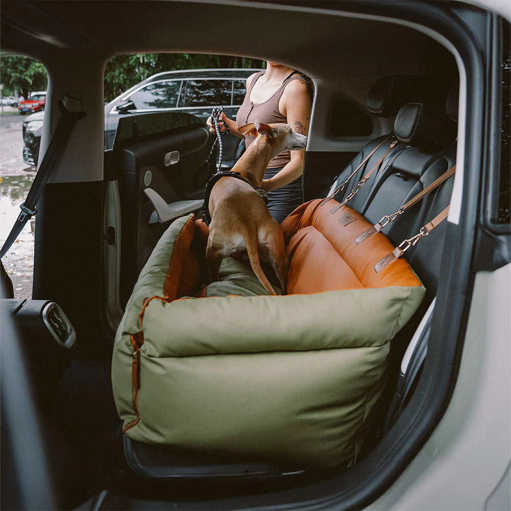 LuxiRider™ Dual Dog Car Seat & Bed