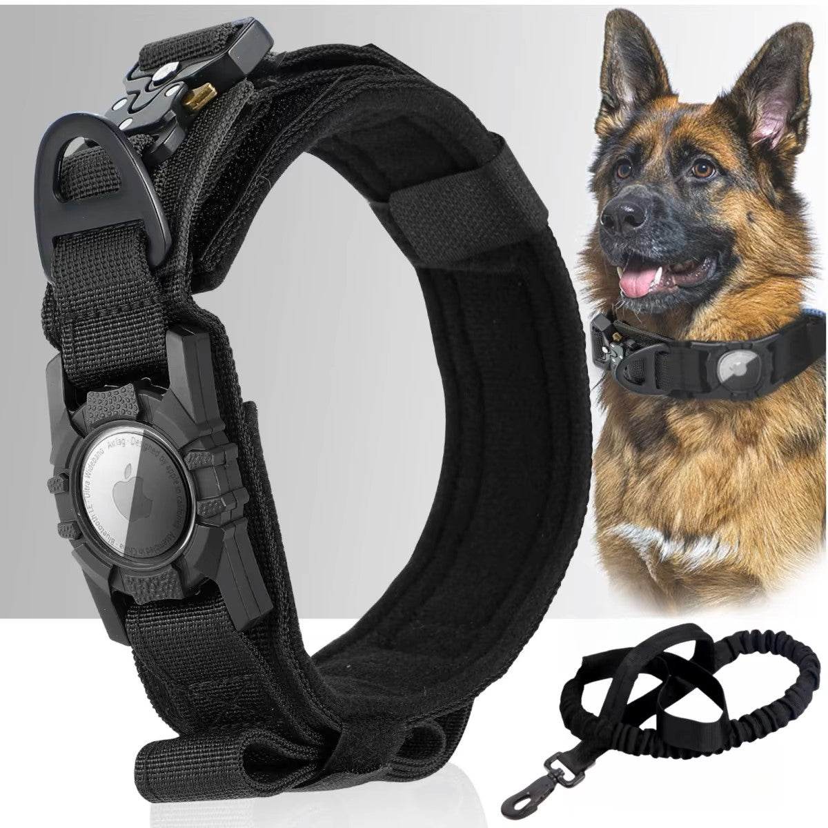 TitanGuard™ AirTag Tactical Dog Collar