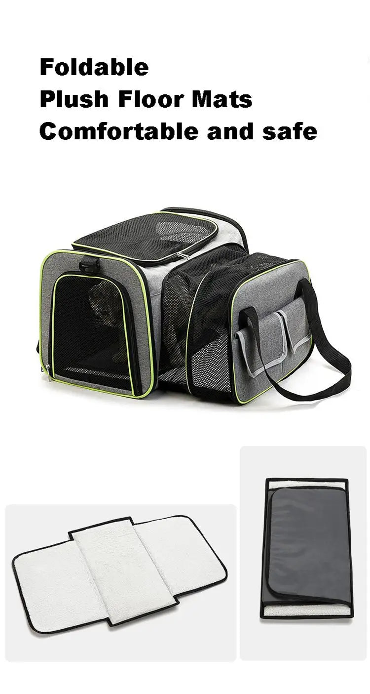 FlexiPaws™ Expandable Pet Travel Carrier