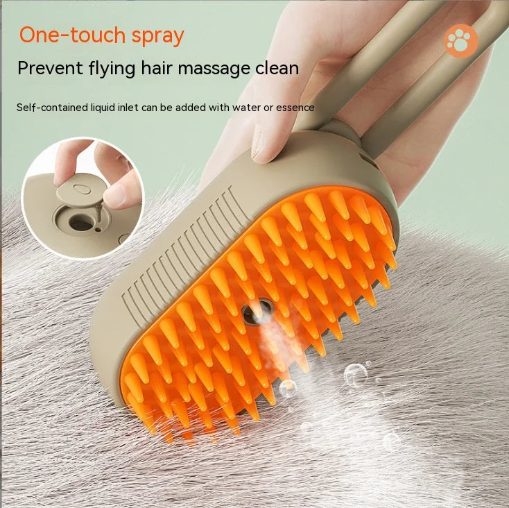 SmoothSpray™ Pet Grooming Comb